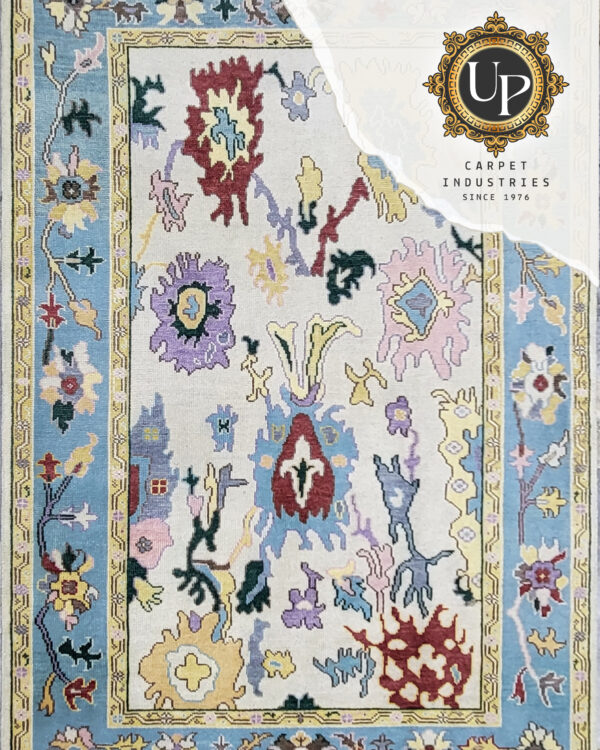 Hand knotted oushak collection 13
