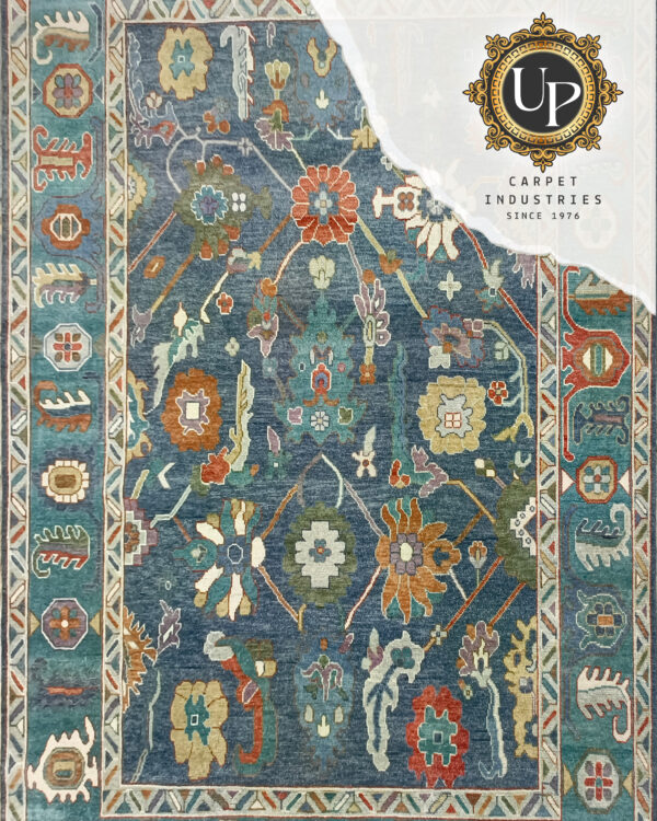 Hand knotted oushak collection 11