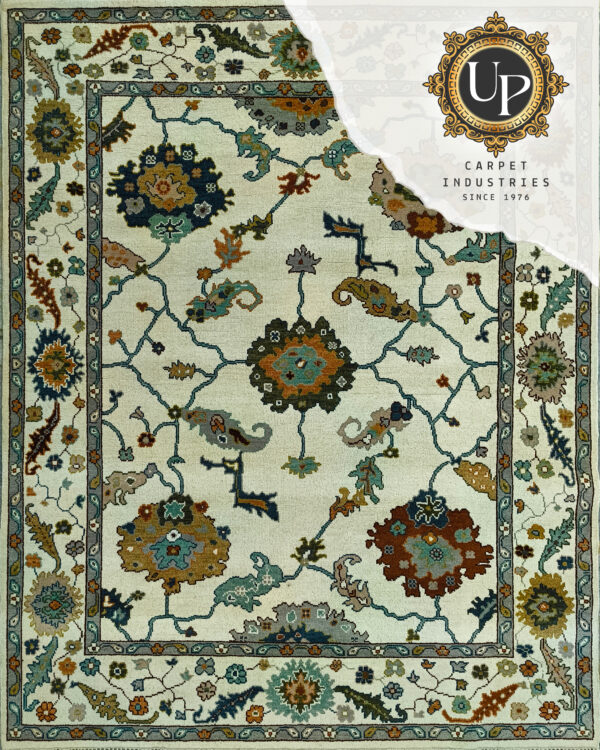 Hand knotted oushak collection 10