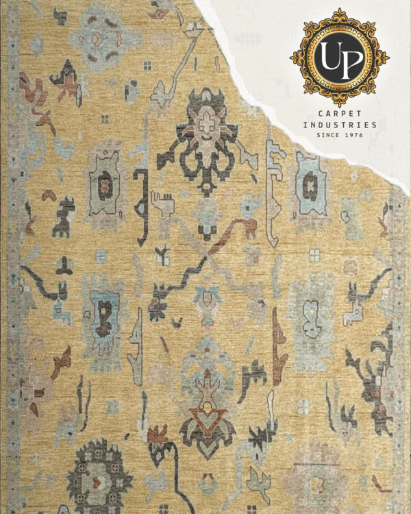 Hand knotted oushak collection 9