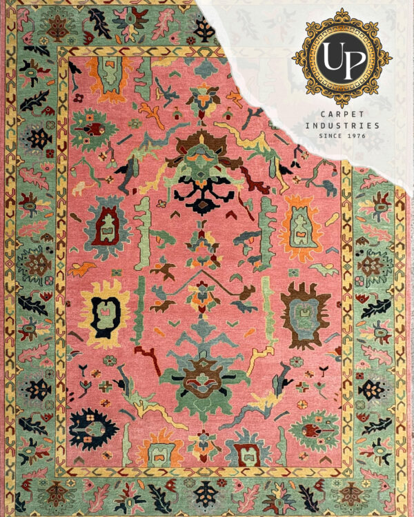 Hand knotted oushak collection 8