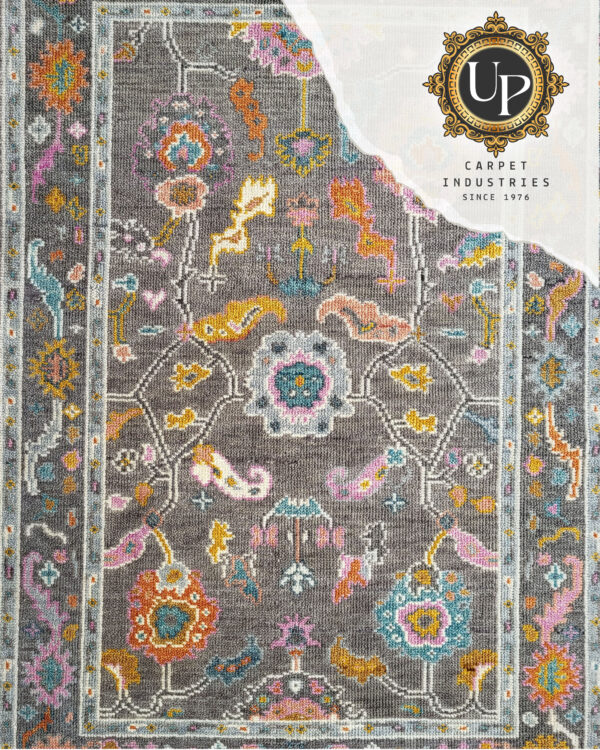 Hand knotted oushak collection 6
