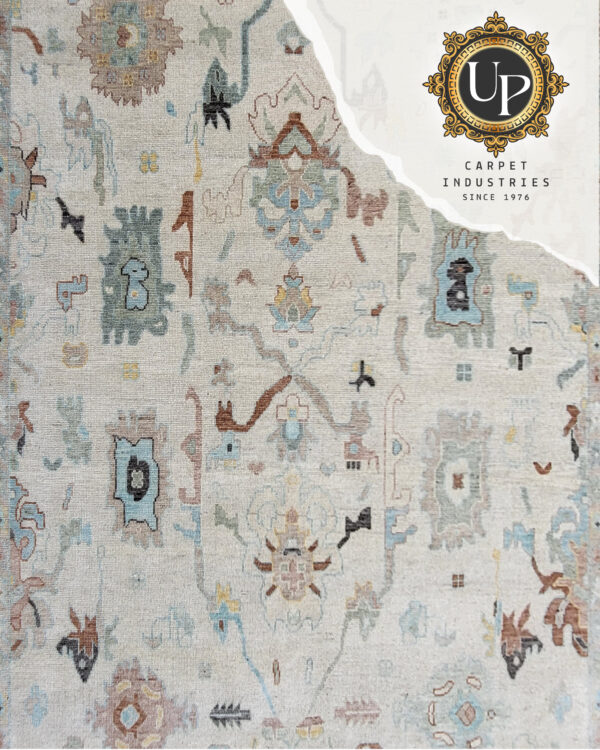Hand knotted oushak collection 5